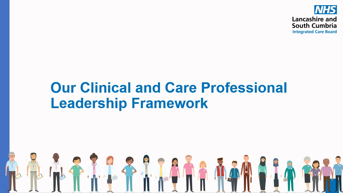 Clinical and Care Professional Leadership Framework document cover